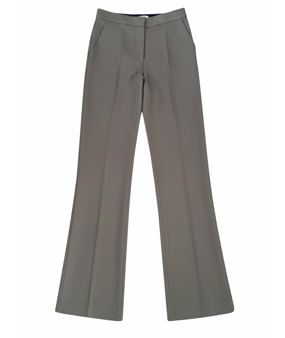 STELLA MCCARTNEY Бежевые шерстяные прямые брюки, фото 1