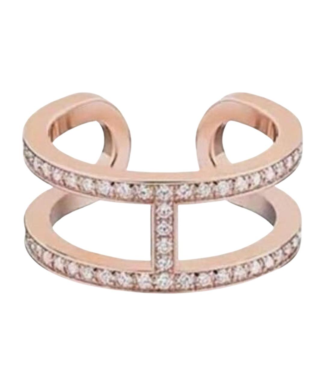 HERMES Розовое кольцо из розового золота, фото 1