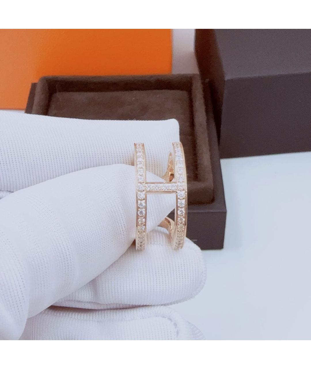 HERMES Розовое кольцо из розового золота, фото 2
