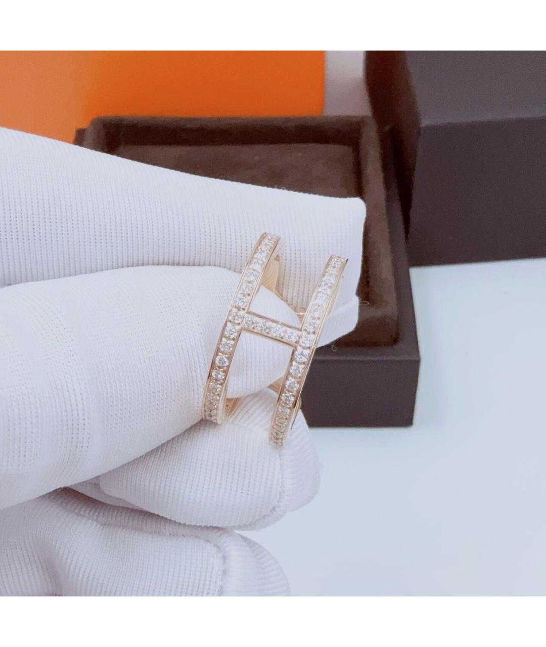 HERMES Розовое кольцо из розового золота, фото 3