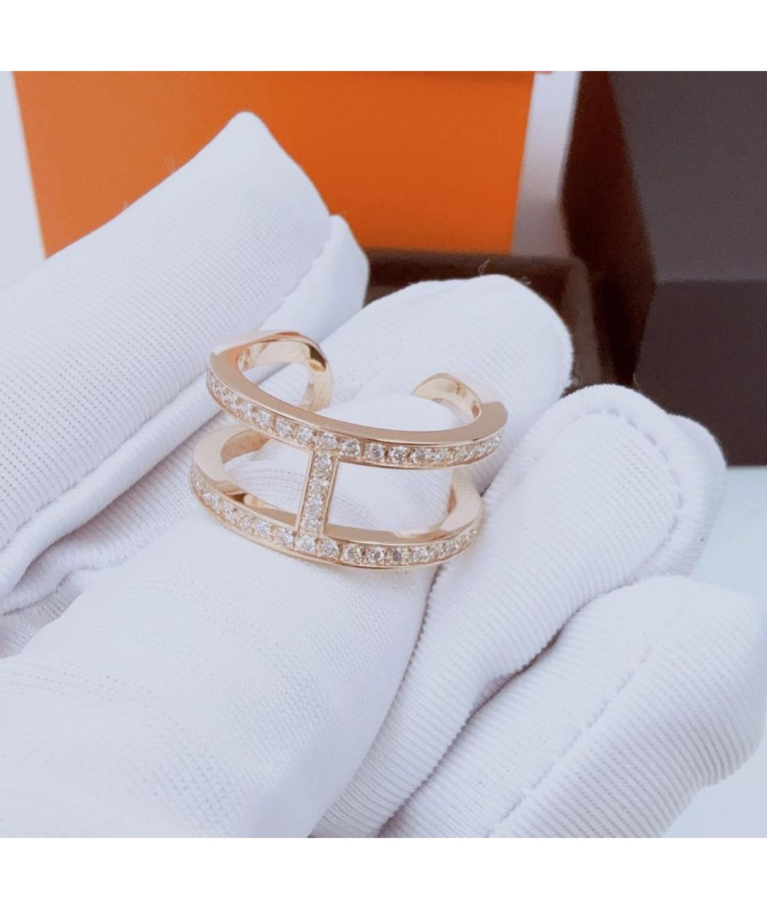 HERMES Розовое кольцо из розового золота, фото 6