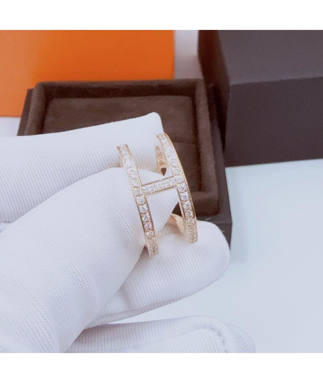 HERMES Розовое кольцо из розового золота, фото 4