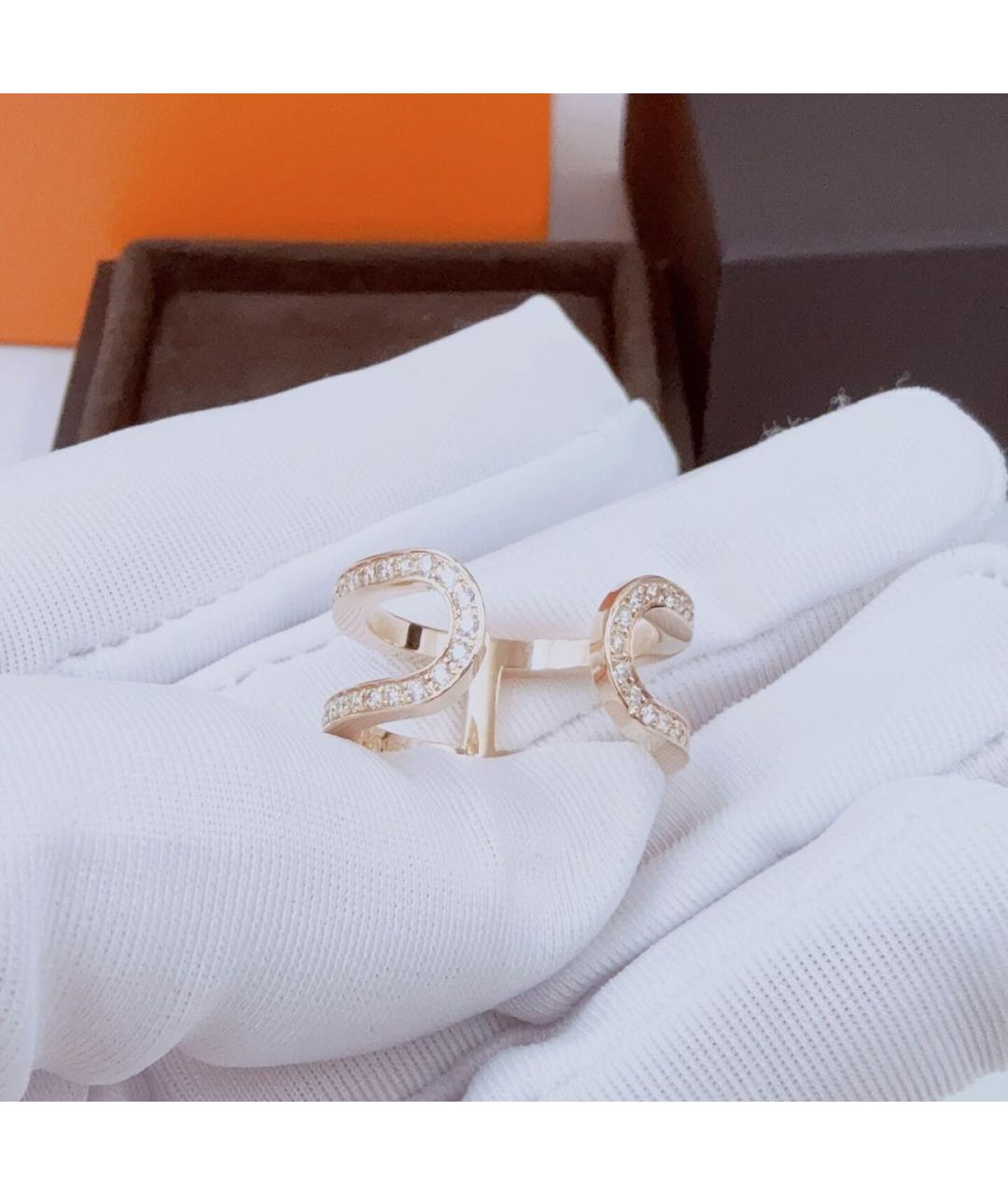 HERMES Розовое кольцо из розового золота, фото 5