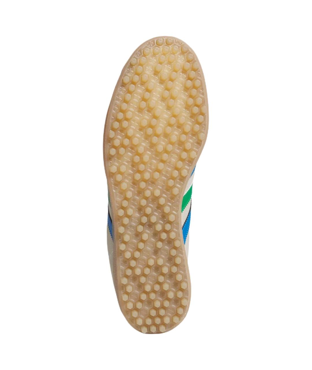 ADIDAS Бежевые замшевые кроссовки, фото 4