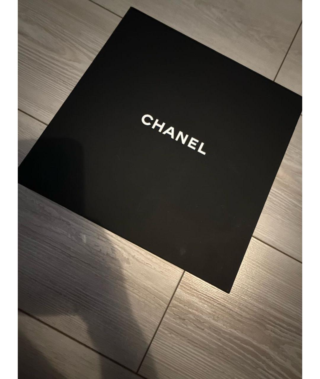 CHANEL Розовый шелковый платок, фото 4