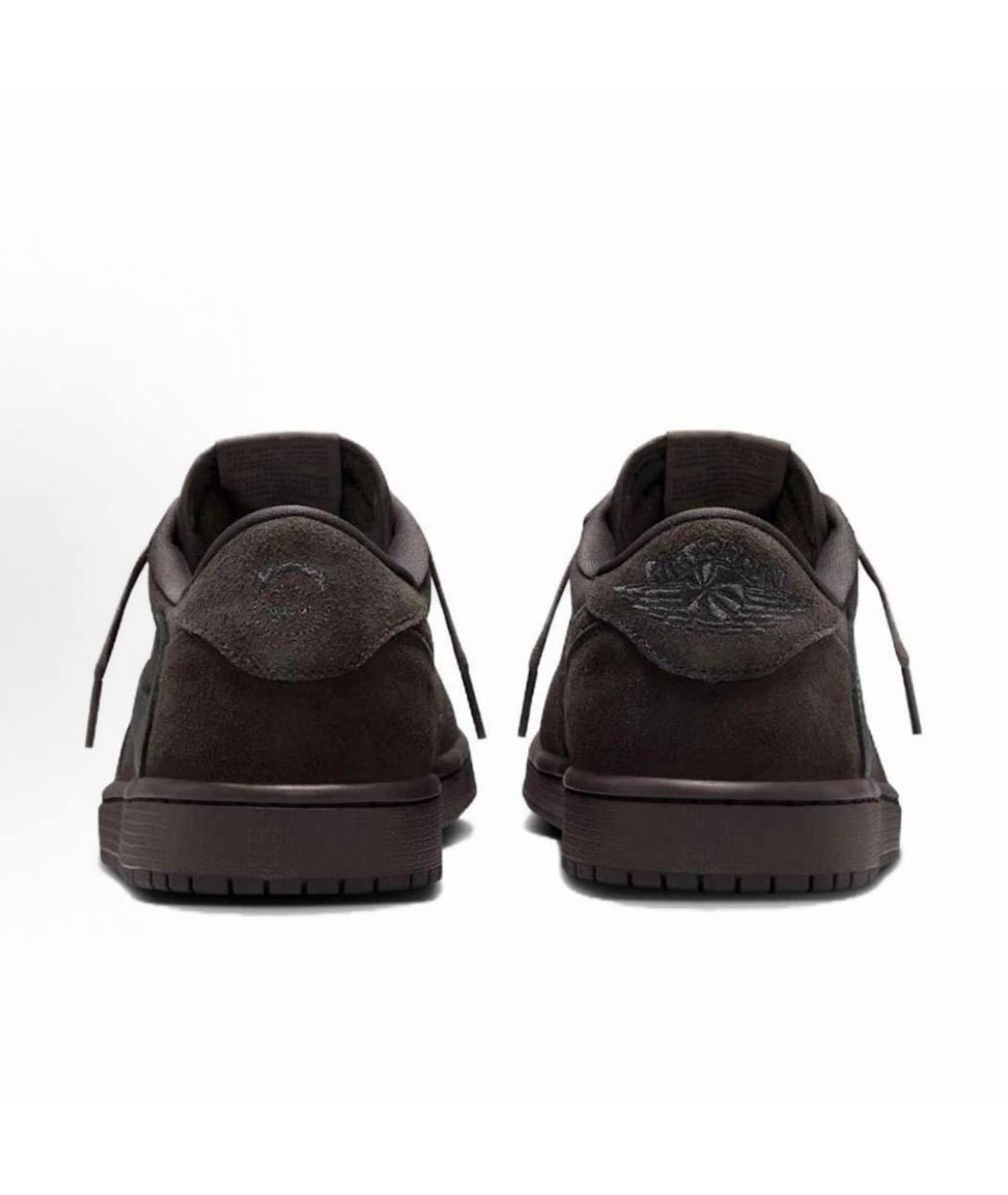 JORDAN Коричневые замшевые кроссовки, фото 5