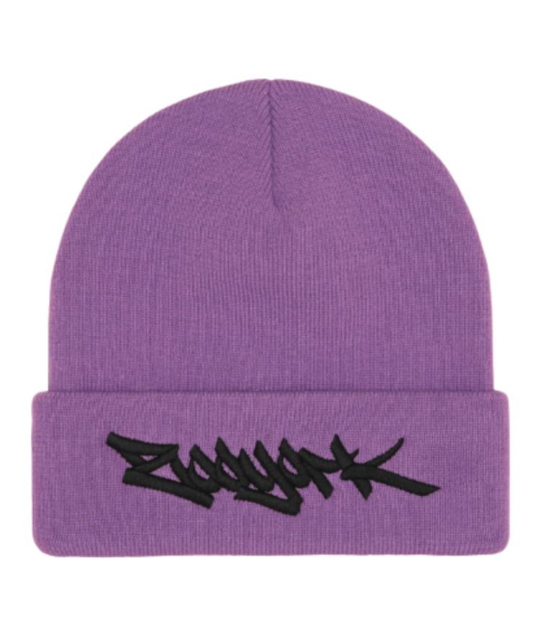 SUPREME Фиолетовая шерстяная шапка, фото 1