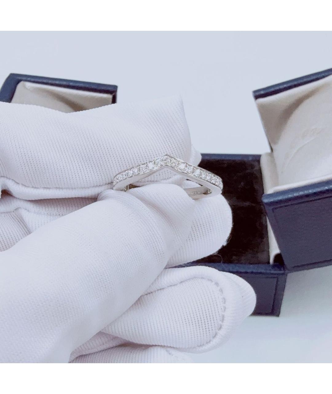CHAUMET Белое платиновое кольцо, фото 2