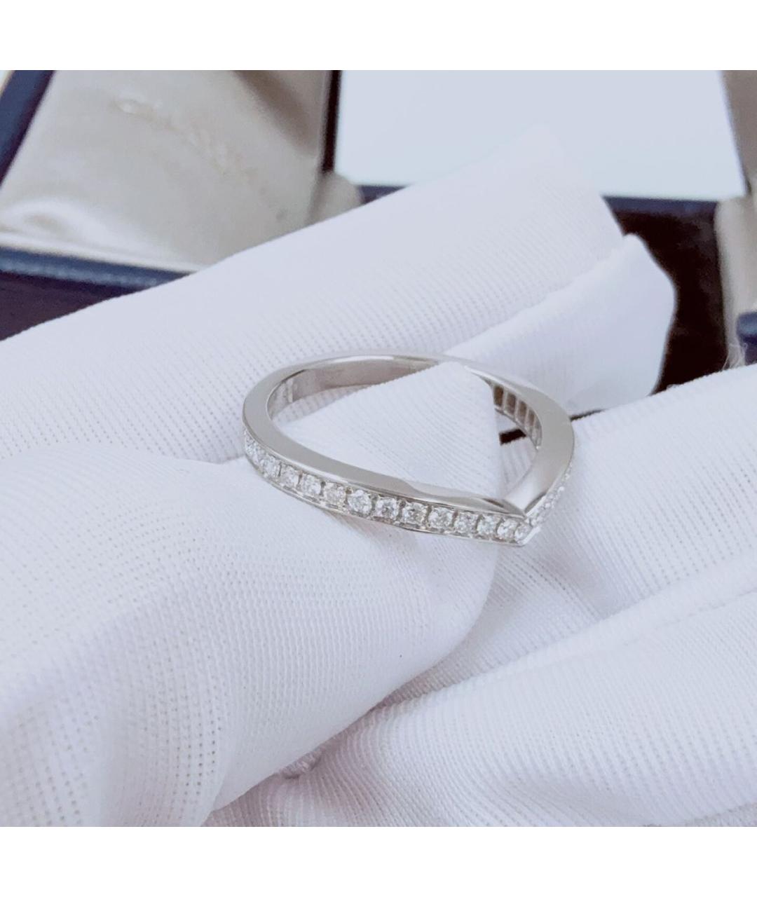 CHAUMET Белое платиновое кольцо, фото 4