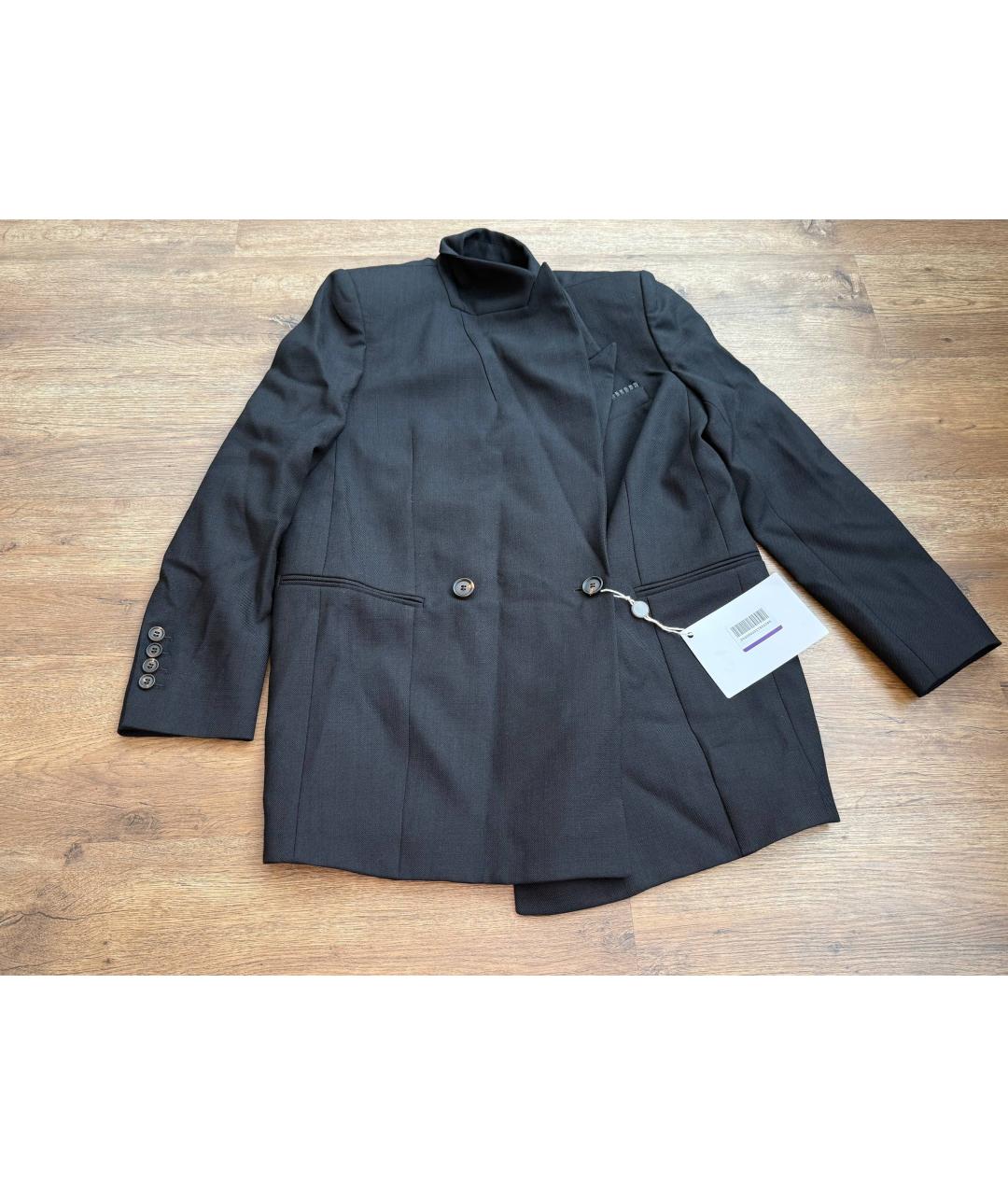 BRUNELLO CUCINELLI Черный шерстяной жакет/пиджак, фото 5