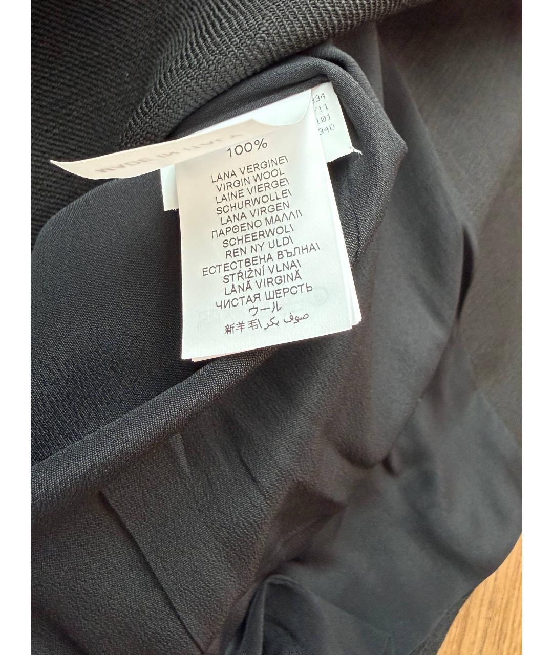 BRUNELLO CUCINELLI Черный шерстяной жакет/пиджак, фото 9