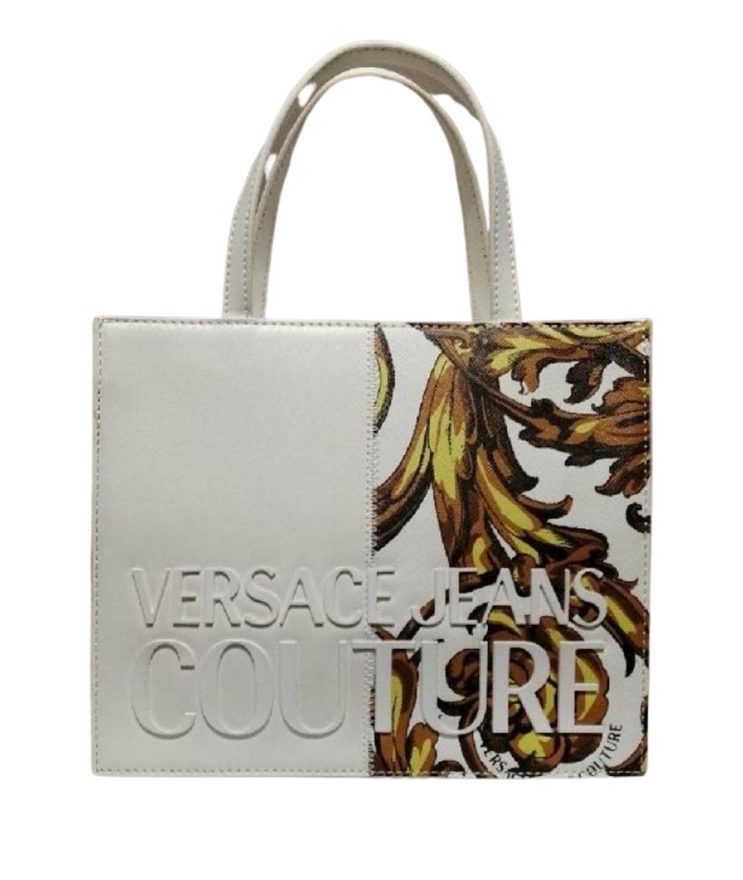 VERSACE JEANS COUTURE Мульти кожаная сумка с короткими ручками, фото 1