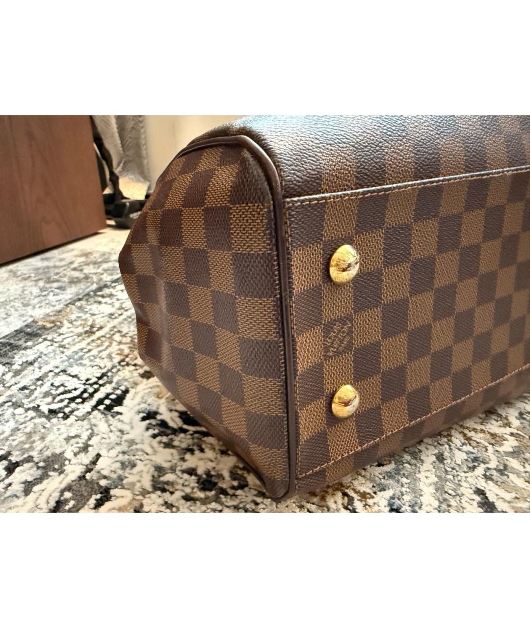 LOUIS VUITTON Коричневая сумка с короткими ручками, фото 7