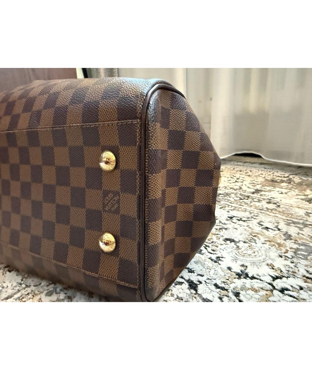LOUIS VUITTON Коричневая сумка с короткими ручками, фото 8