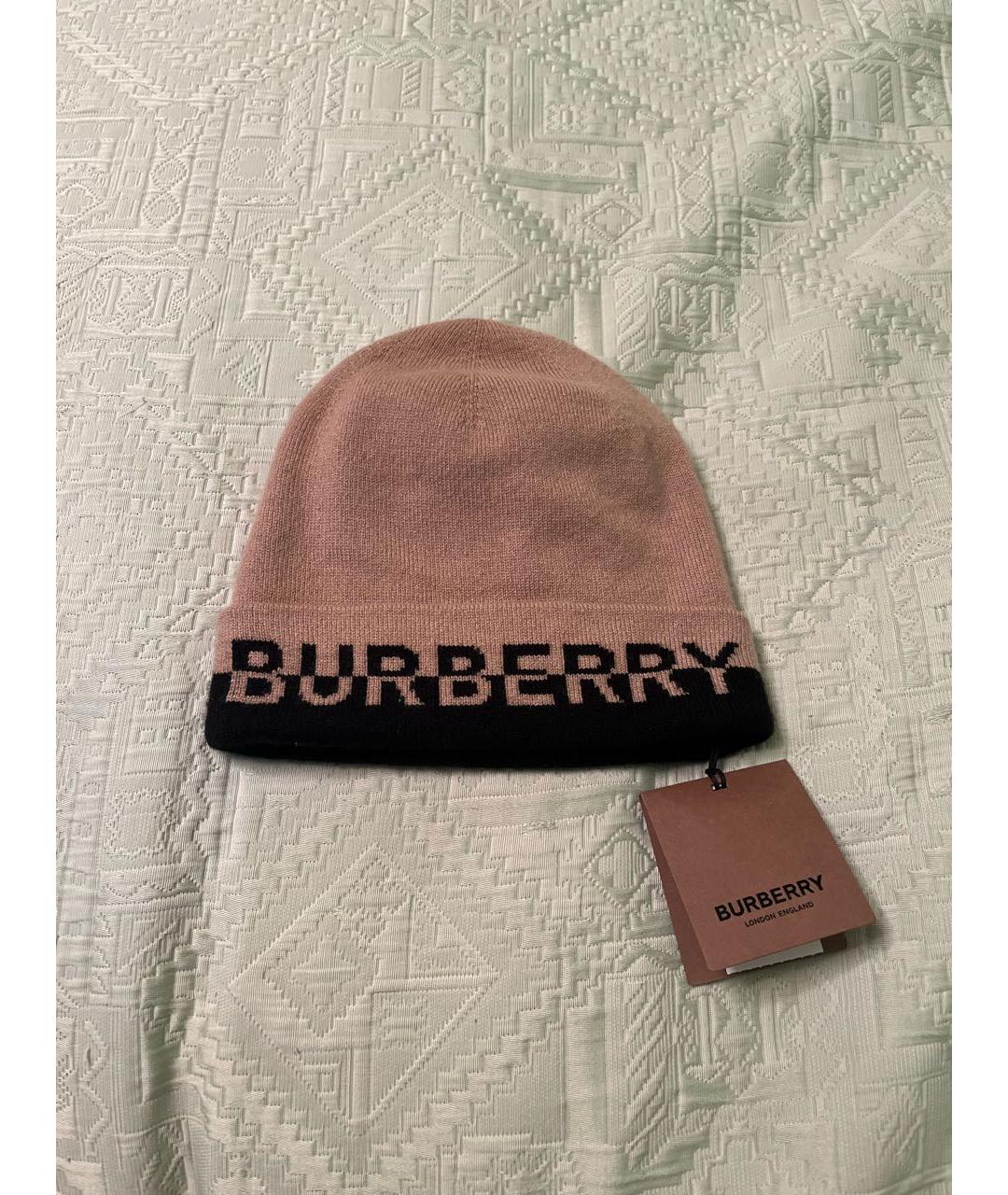 BURBERRY Бежевая кашемировая шапка, фото 7