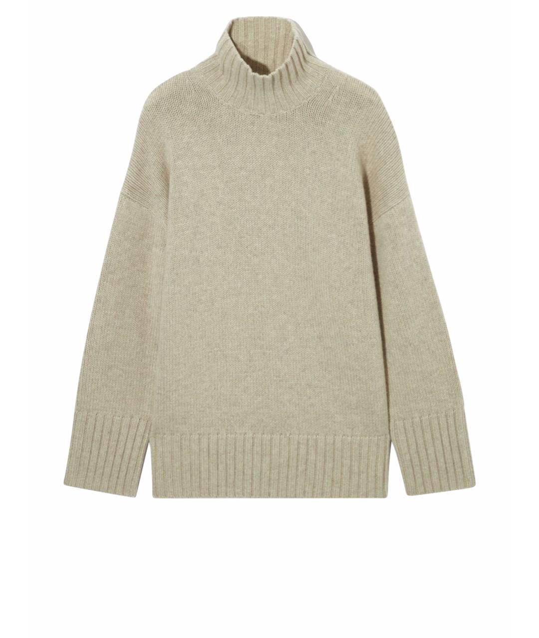 COS Бежевый кашемировый джемпер / свитер, фото 1