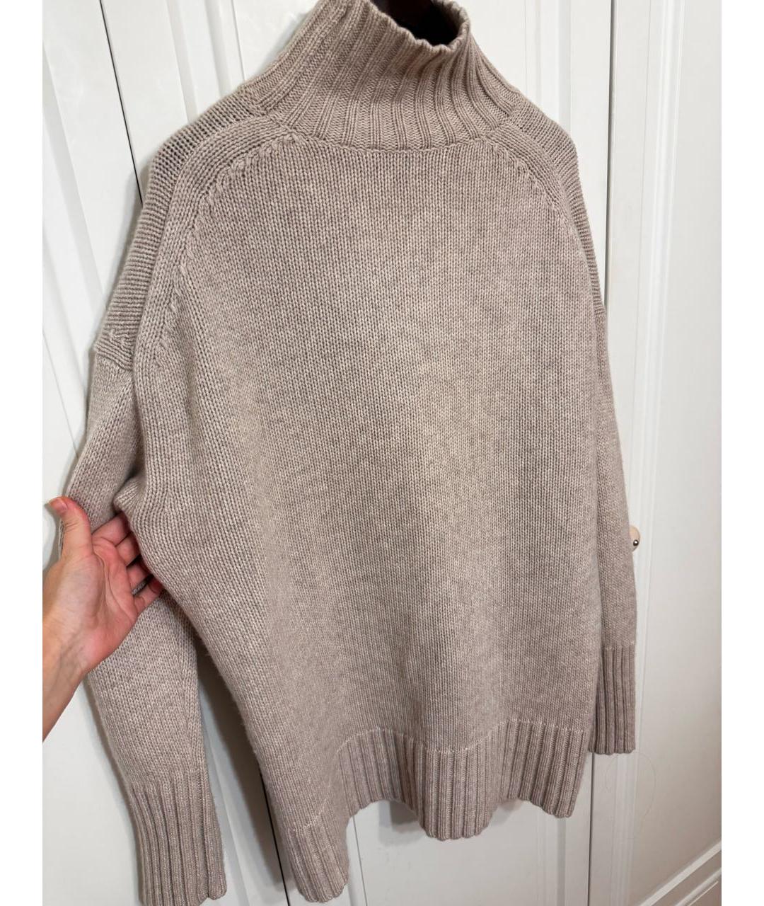 COS Бежевый кашемировый джемпер / свитер, фото 7