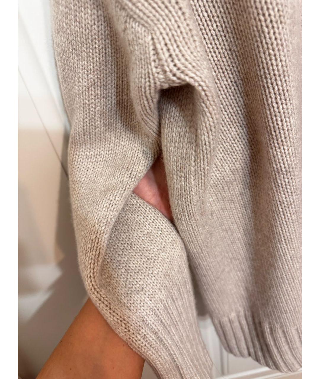 COS Бежевый кашемировый джемпер / свитер, фото 5