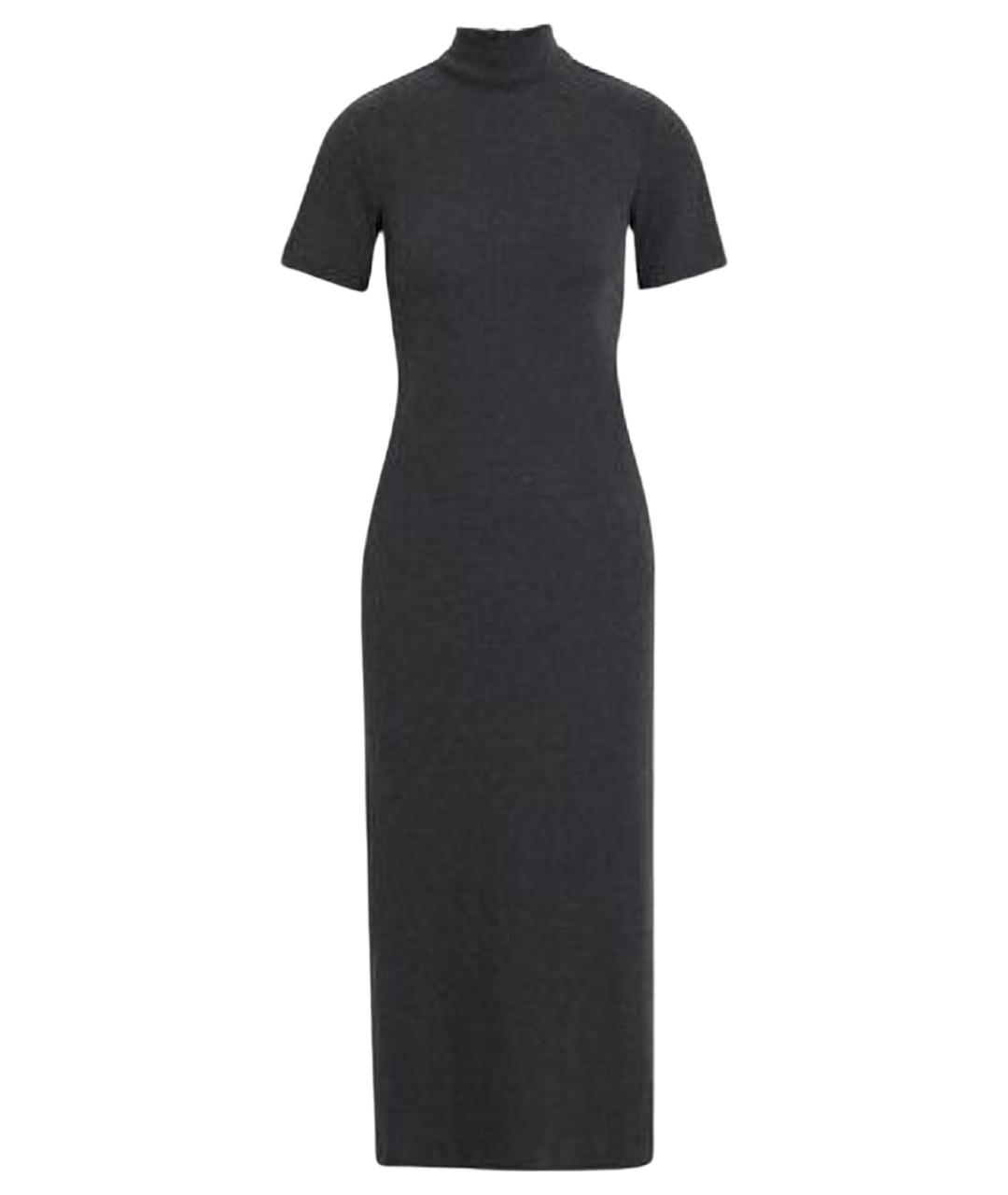 BRUNELLO CUCINELLI Черное хлопковое повседневное платье, фото 1