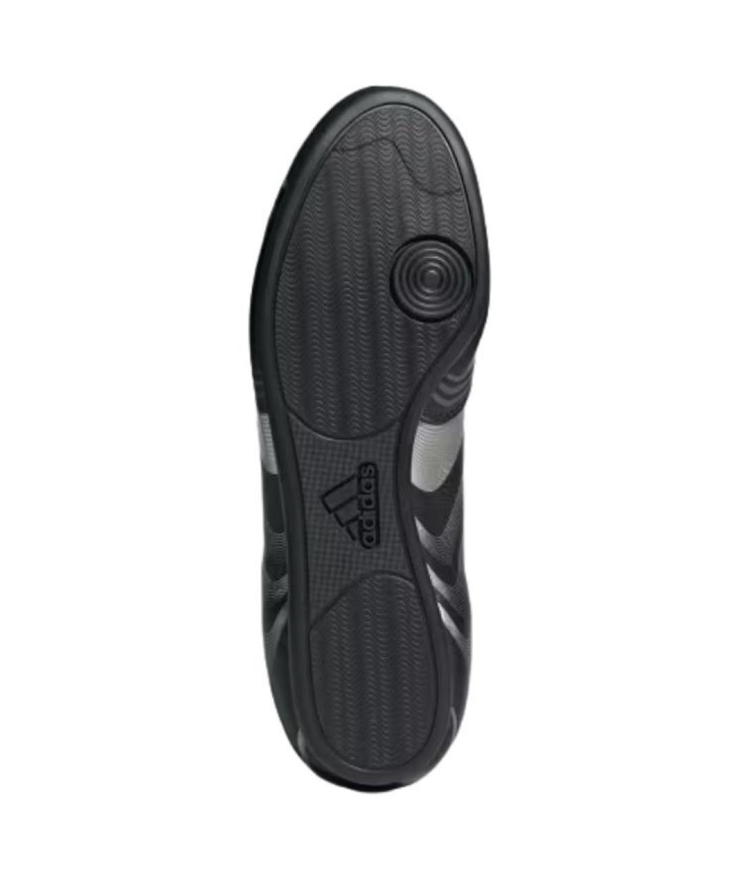 ADIDAS Черные кожаные кроссовки, фото 4