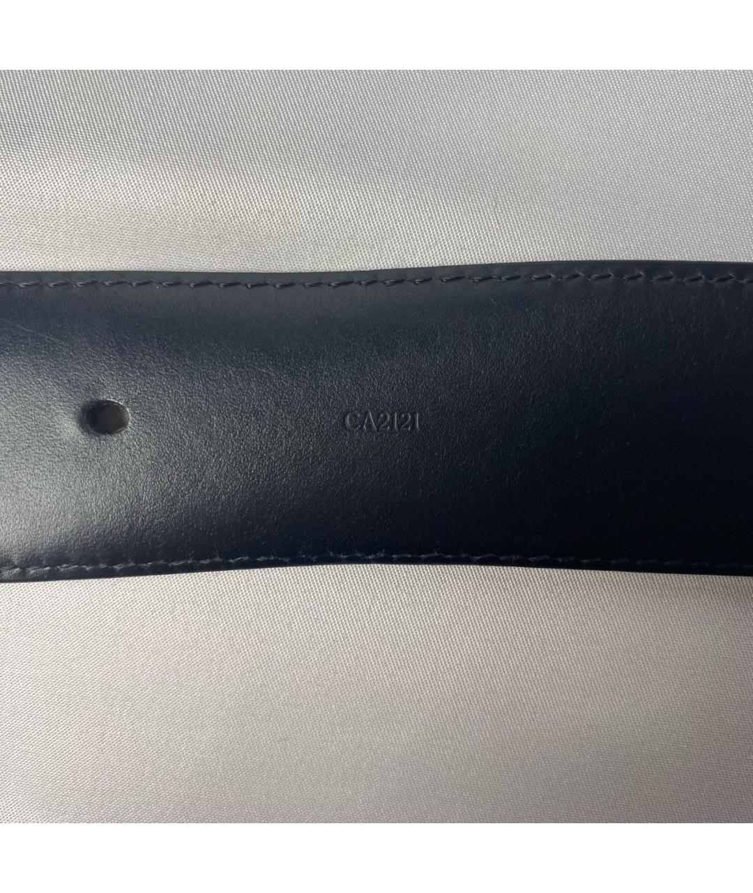 LOUIS VUITTON Коричневый замшевый ремень, фото 5