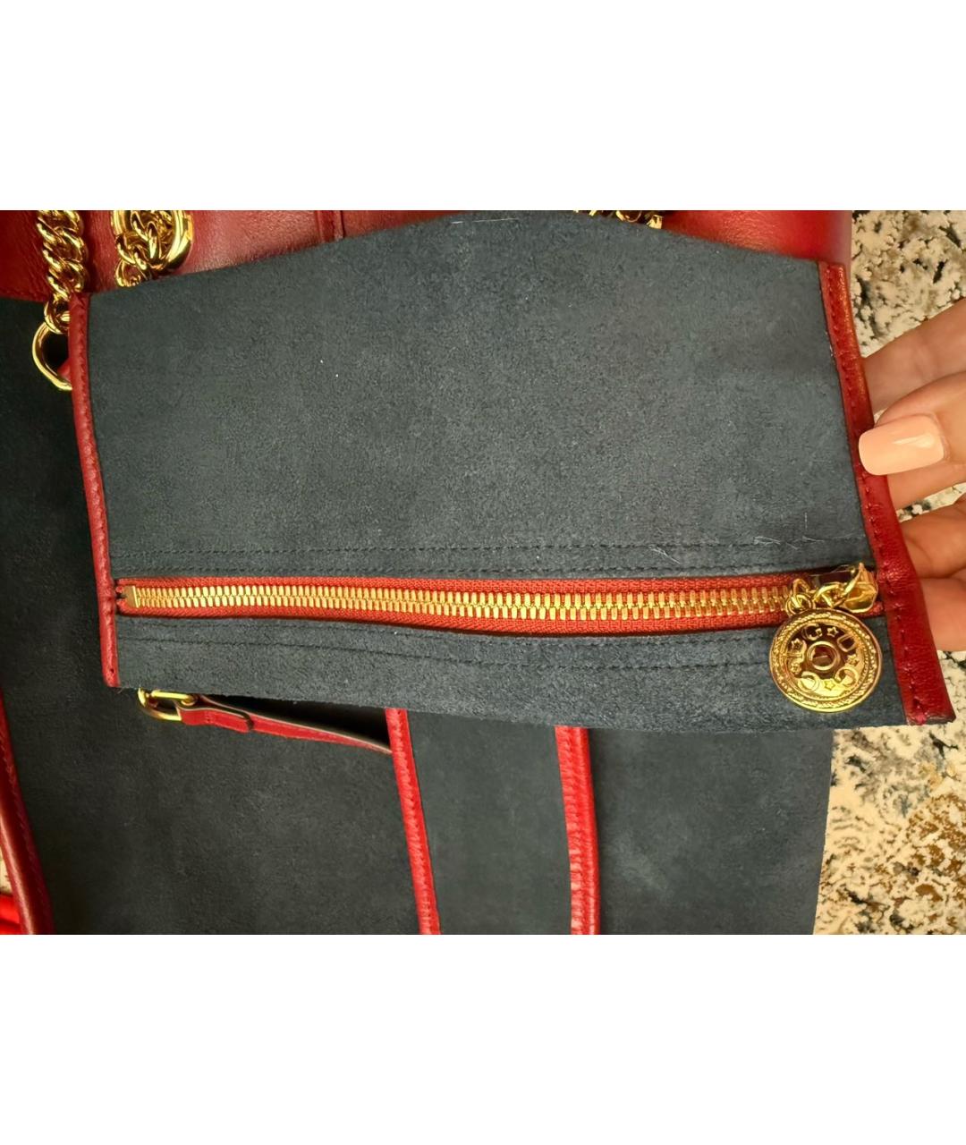 GUCCI Синяя замшевая сумка через плечо, фото 7