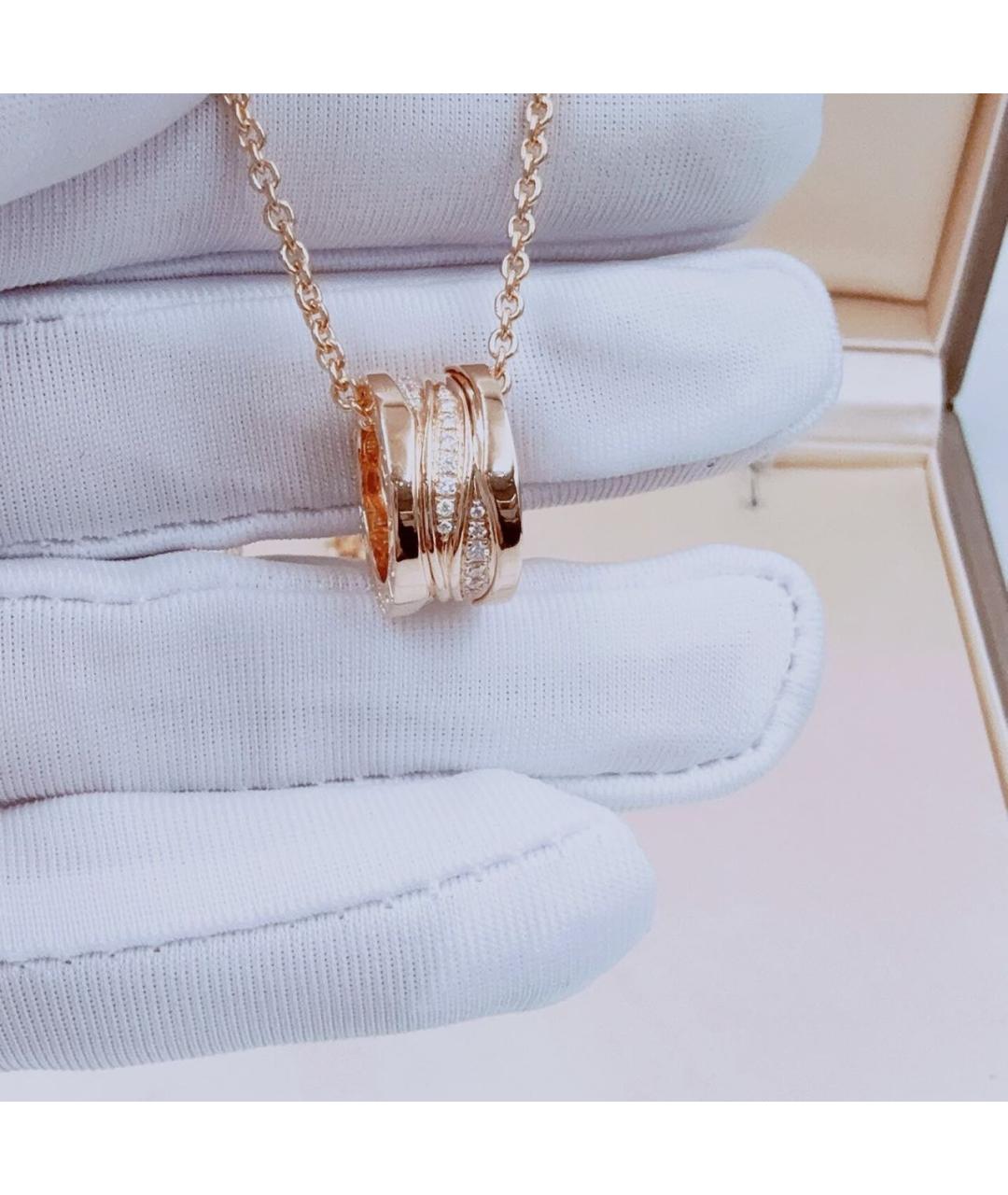 BVLGARI Розовое колье из розового золота, фото 3