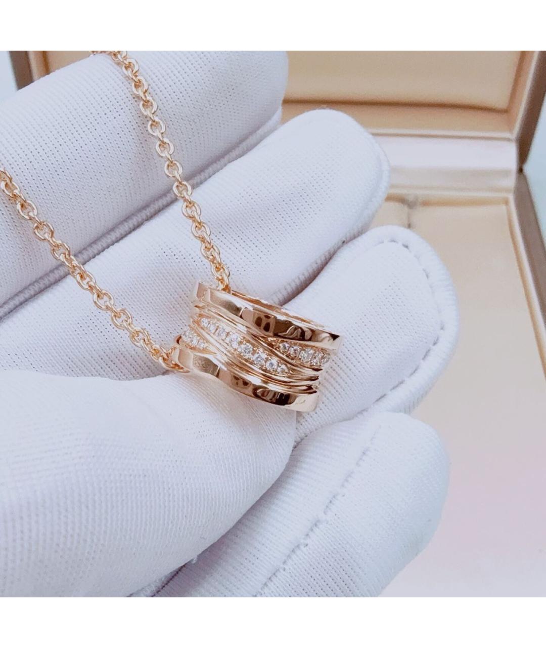 BVLGARI Розовое колье из розового золота, фото 5