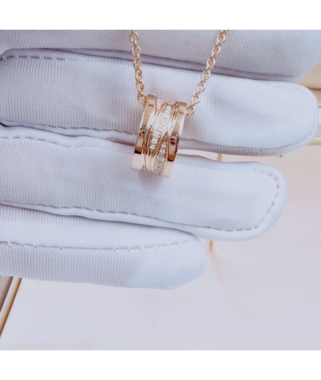 BVLGARI Розовое колье из розового золота, фото 4