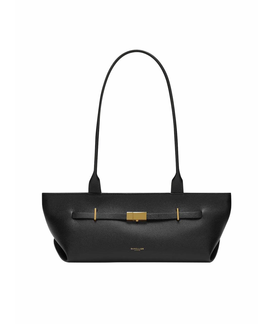 DEMELLIER Черная кожаная сумка тоут, фото 1