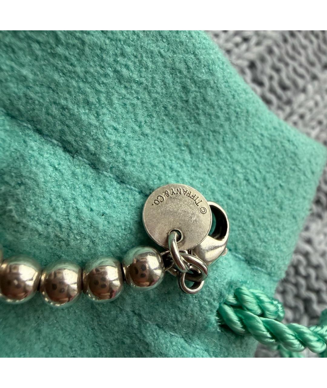 TIFFANY&CO Серебрянный серебряный браслет, фото 5
