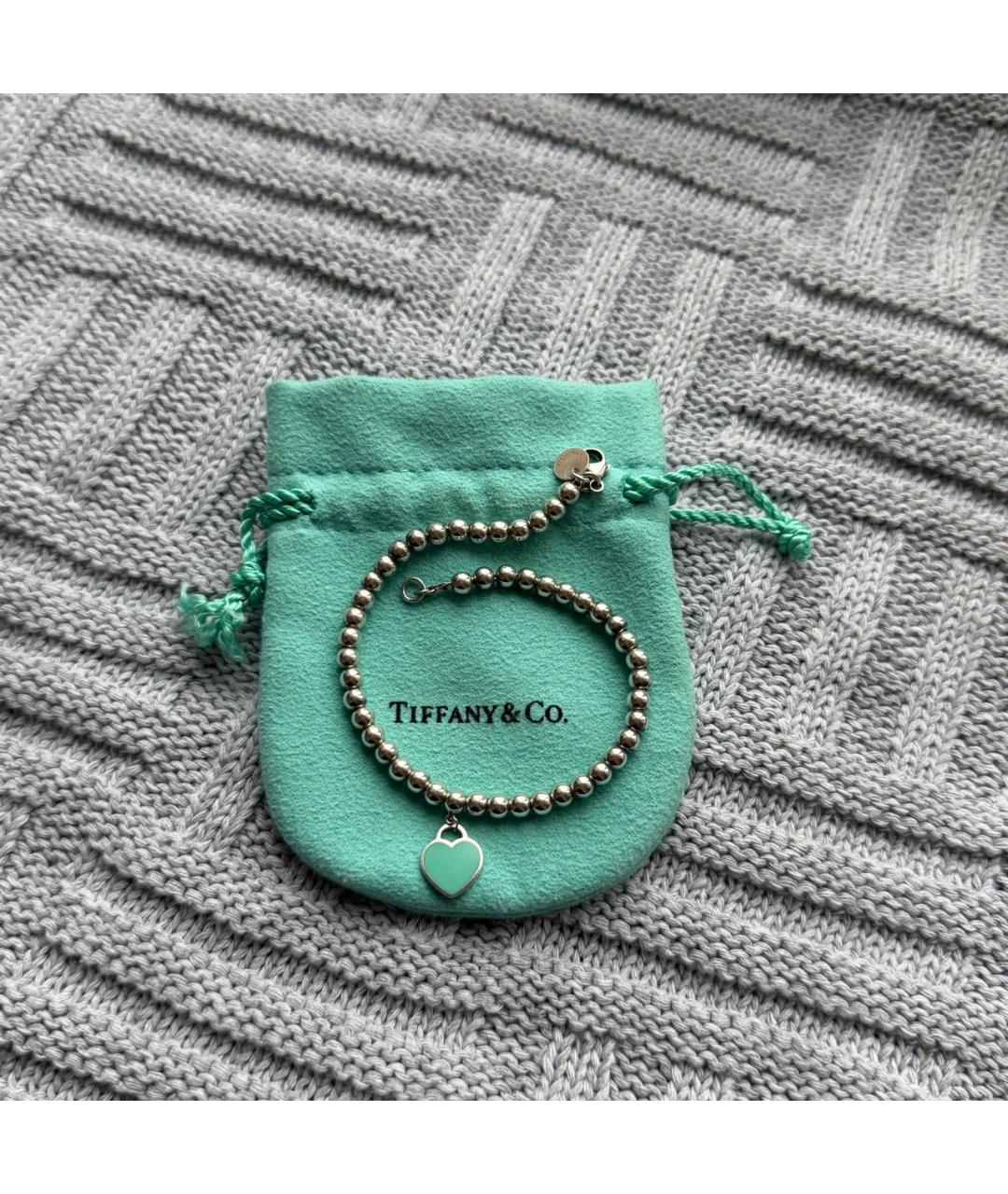 TIFFANY&CO Серебрянный серебряный браслет, фото 2