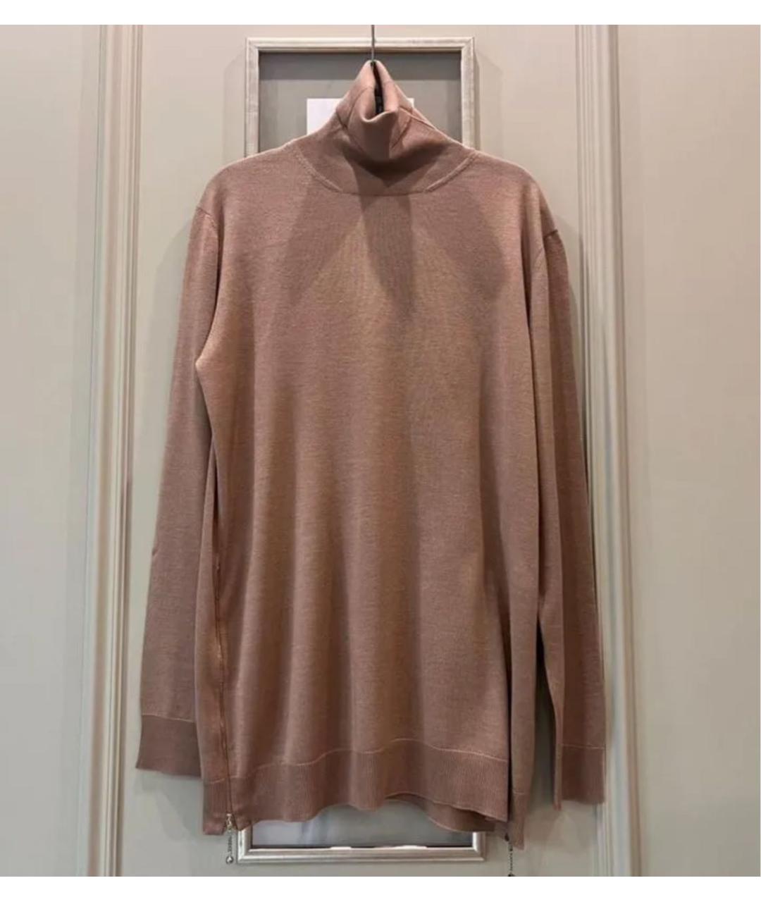 LOUIS VUITTON Бежевый шерстяной джемпер / свитер, фото 4