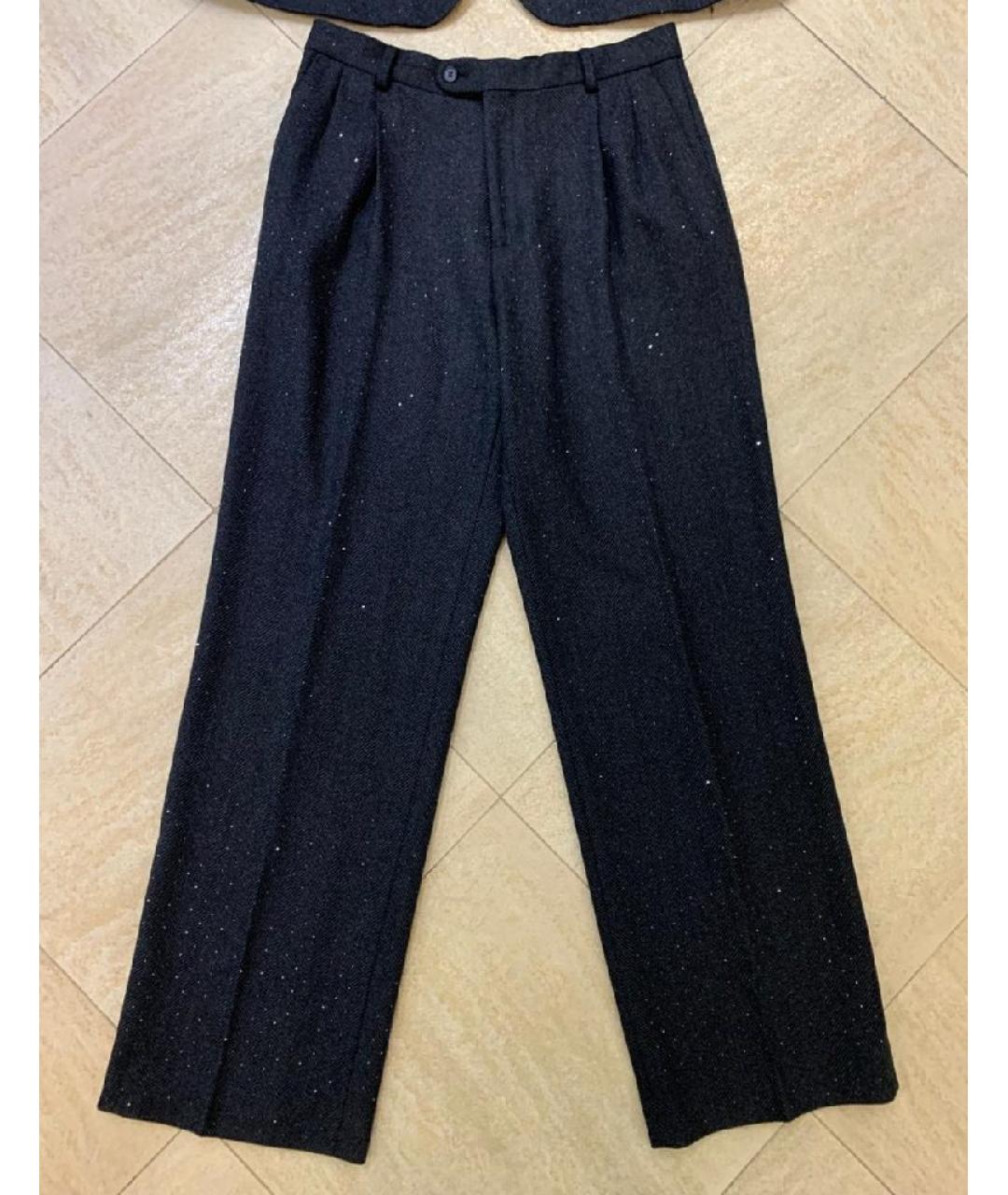 SANDRO Серый шерстяной костюм с брюками, фото 3