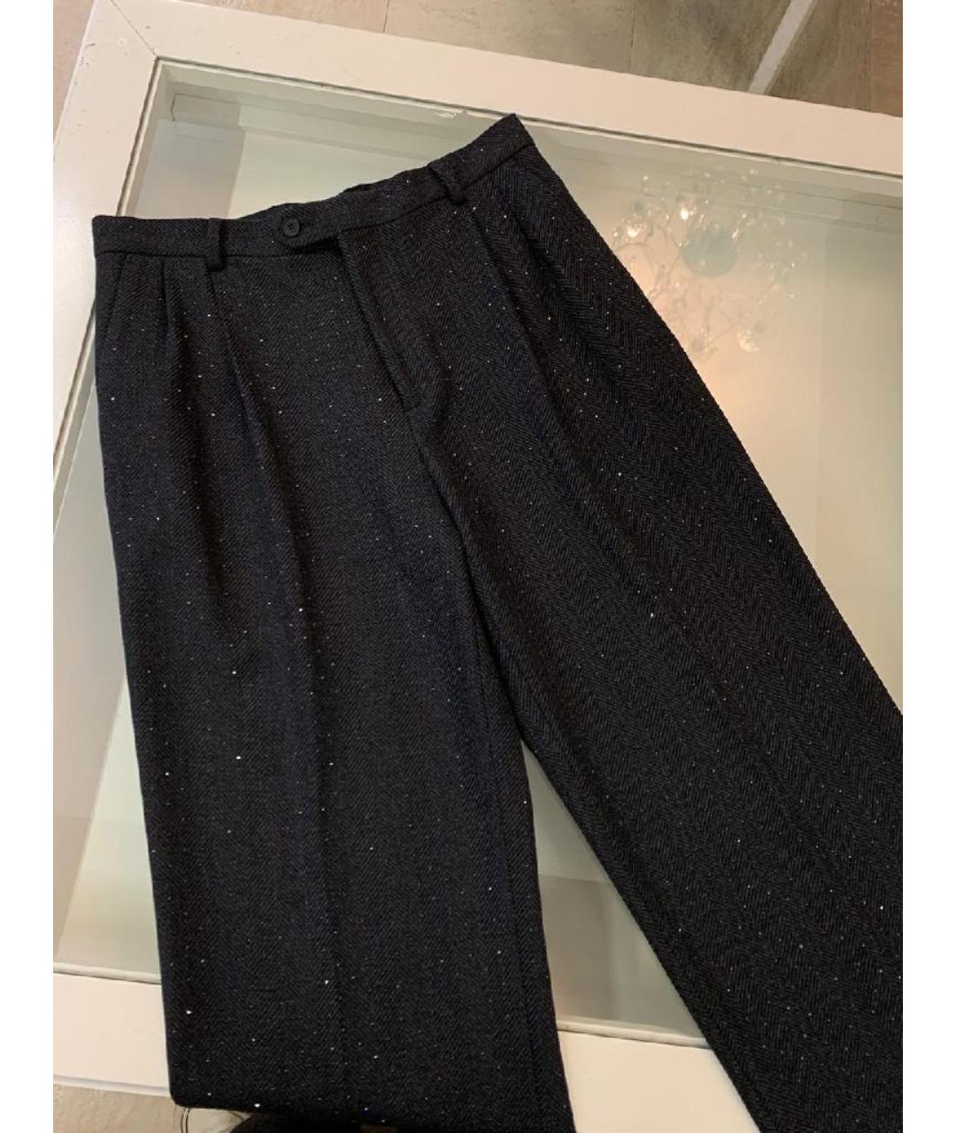 SANDRO Серый шерстяной костюм с брюками, фото 8