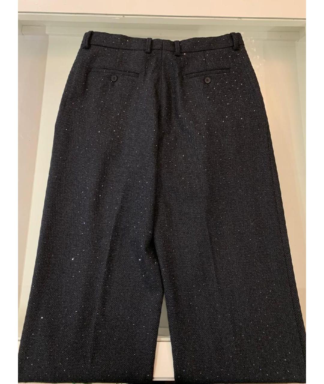 SANDRO Серый шерстяной костюм с брюками, фото 9