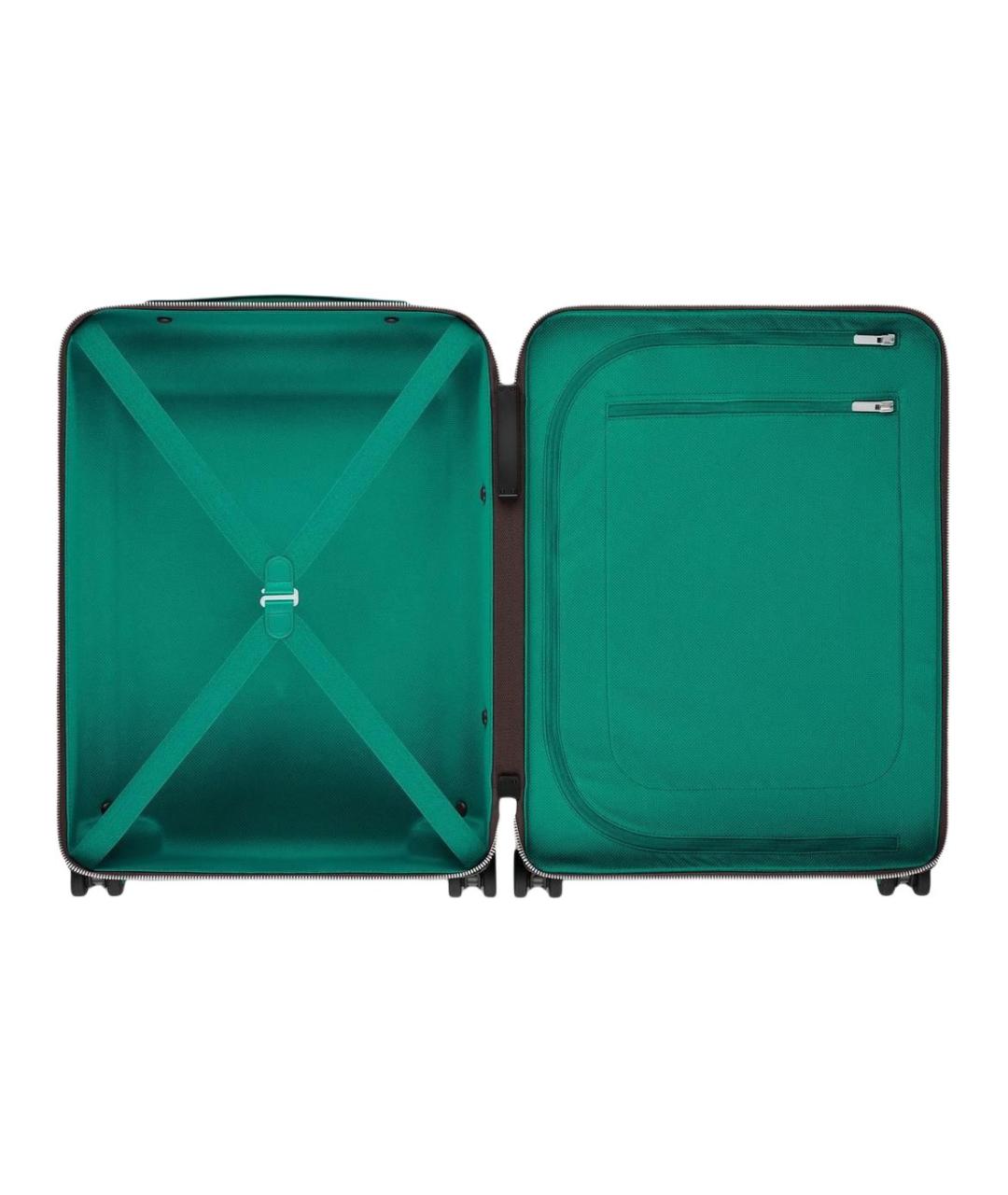 LOUIS VUITTON Коричневый чемодан, фото 3