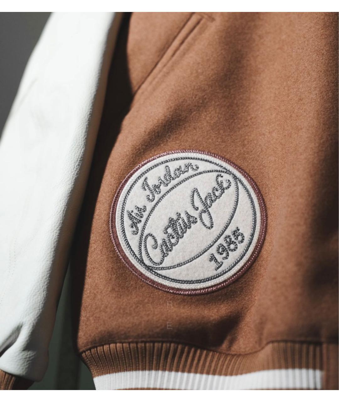 CACTUS JACK BY TRAVIS SCOTT Коричневая шерстяная куртка, фото 6