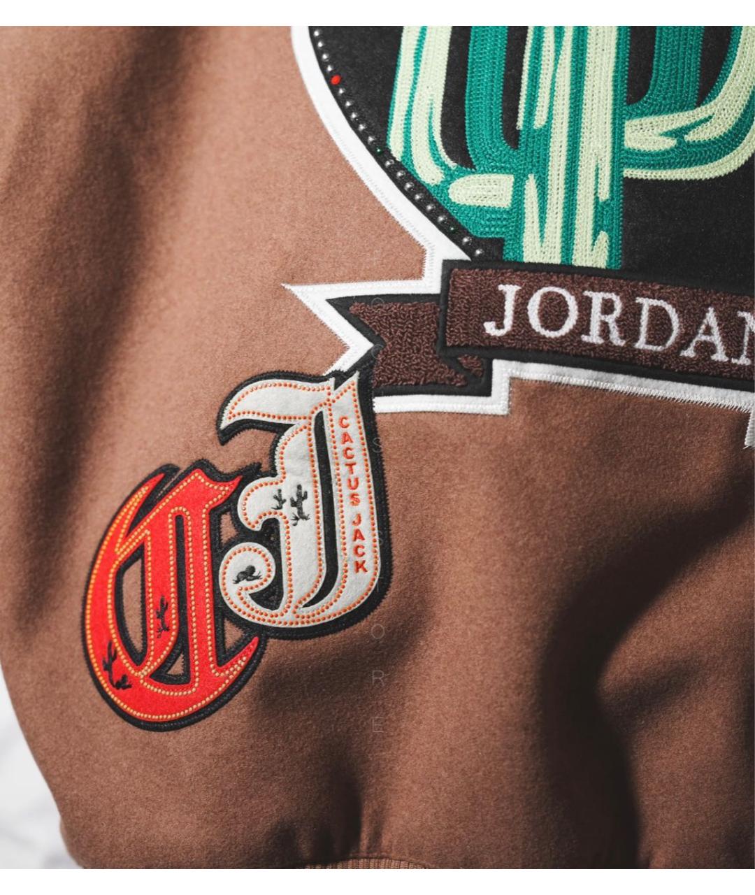 CACTUS JACK BY TRAVIS SCOTT Коричневая шерстяная куртка, фото 3