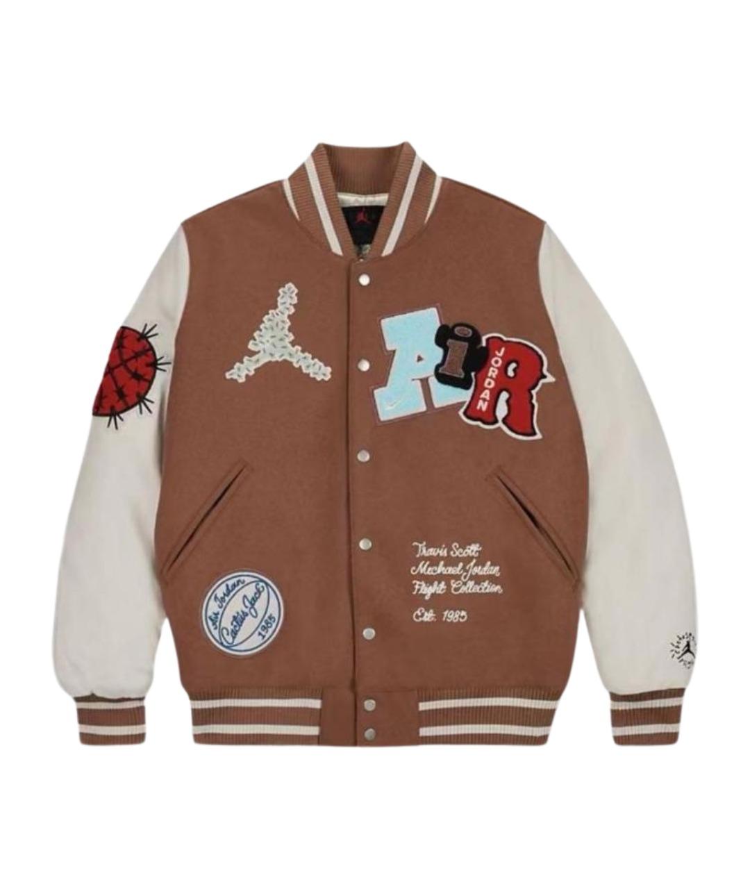 CACTUS JACK BY TRAVIS SCOTT Коричневая шерстяная куртка, фото 1