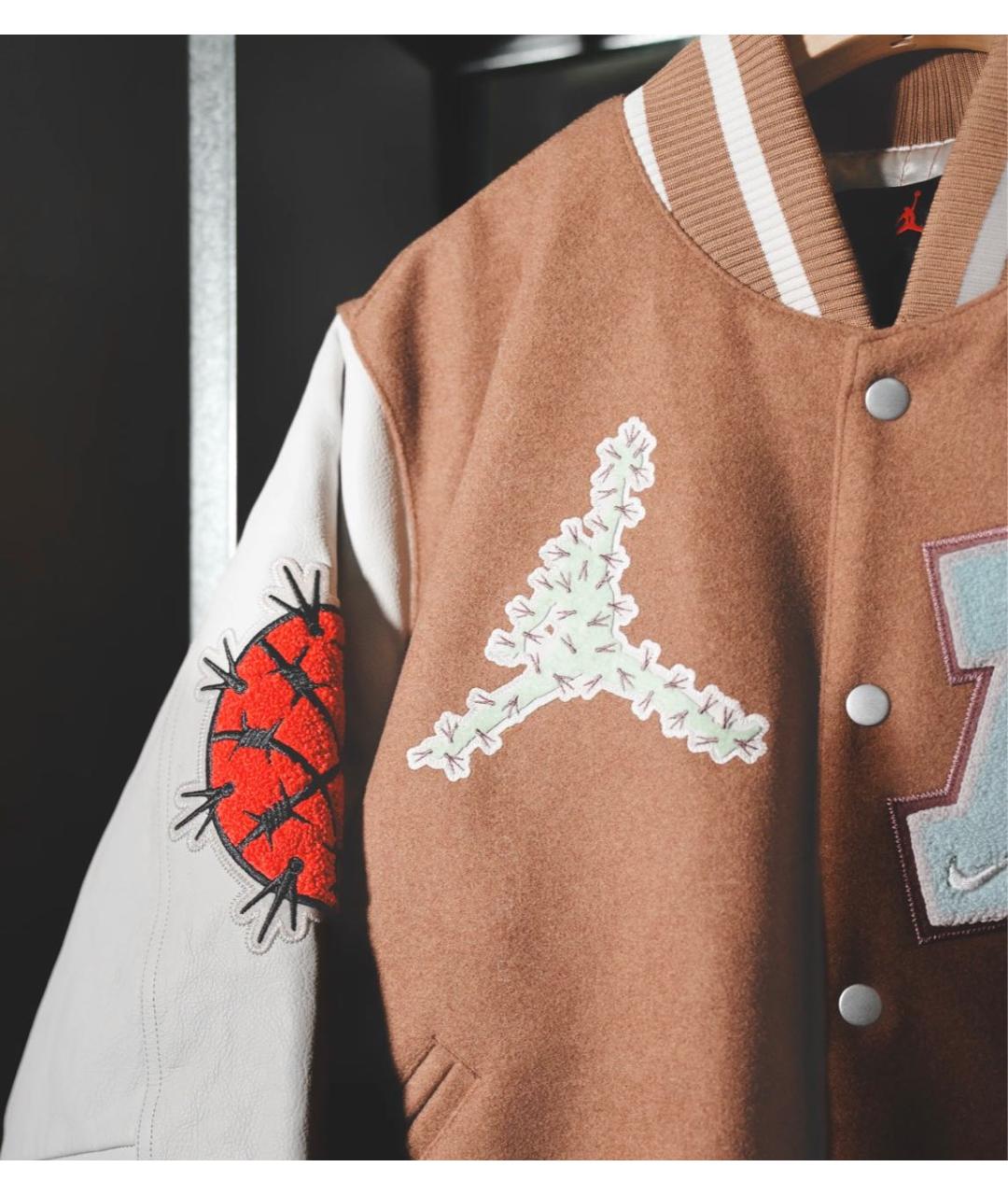 CACTUS JACK BY TRAVIS SCOTT Коричневая шерстяная куртка, фото 4