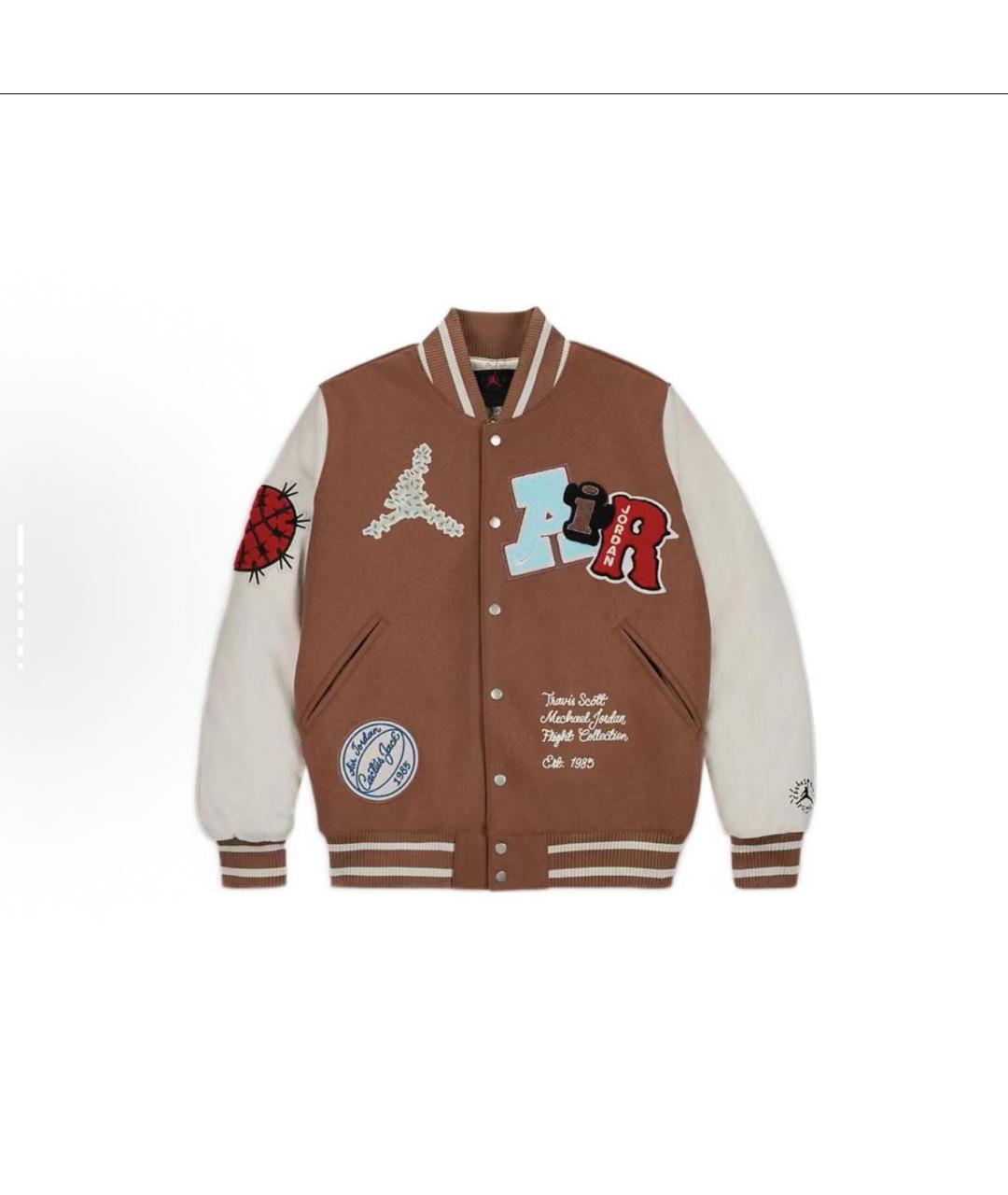 CACTUS JACK BY TRAVIS SCOTT Коричневая шерстяная куртка, фото 9