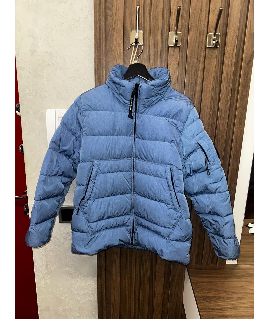 CP COMPANY Голубая полиамидовая куртка, фото 8