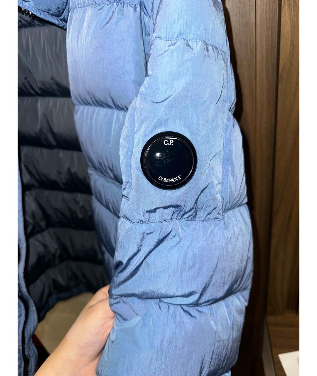 CP COMPANY Голубая полиамидовая куртка, фото 5
