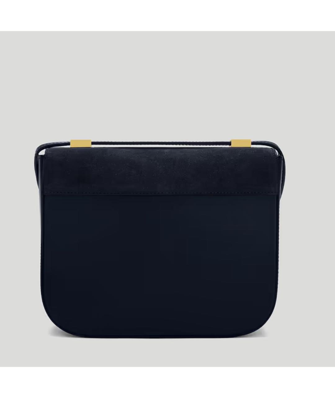 DEMELLIER Темно-синяя замшевая сумка через плечо, фото 4