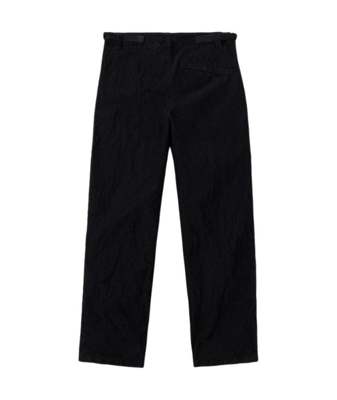 STONE ISLAND Черные хлопковые повседневные брюки, фото 2