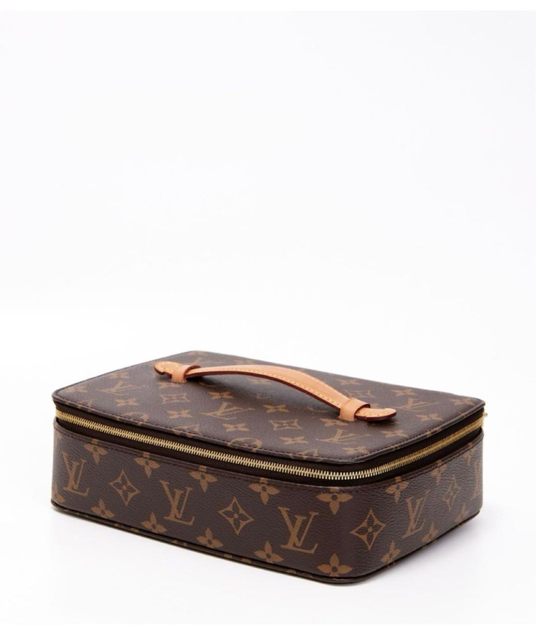 LOUIS VUITTON Коричневая косметичка, фото 2