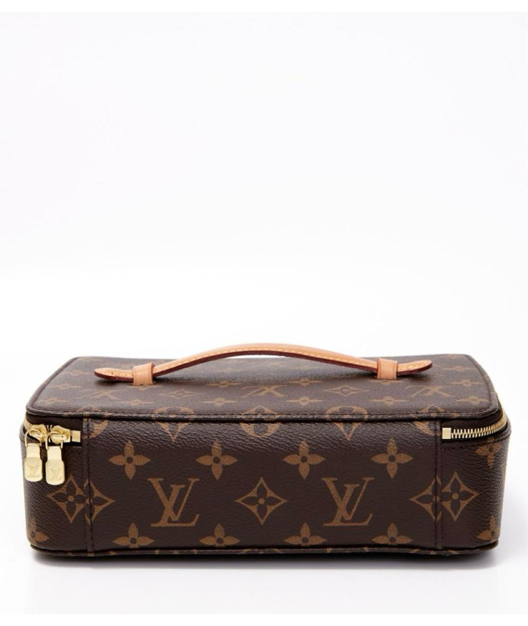 LOUIS VUITTON Коричневая косметичка, фото 3