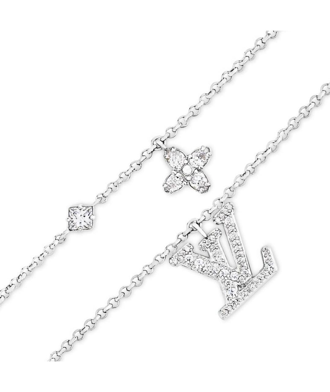 LOUIS VUITTON Серебрянный металлический браслет, фото 2