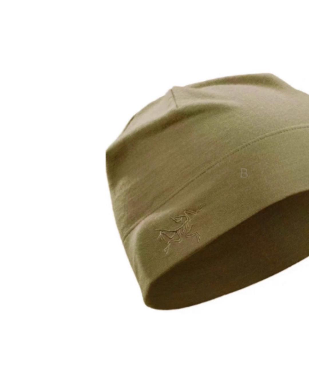 ARCTERYX Хаки шерстяная шапка, фото 2